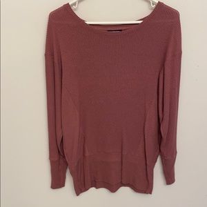 Ribbed long sleeve